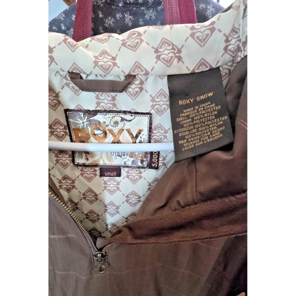 Roxy Snow Hooded 1/4 Zip Ski Jacket Small | Unisex Winter Snowboarding Coat - Picture 4 of 14